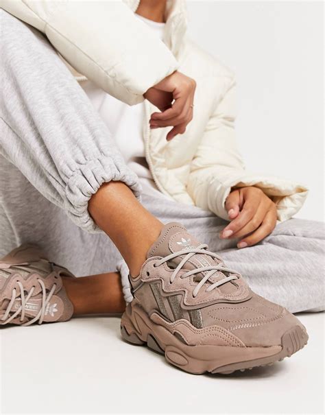 adidas originals ozweego el|Adidas originals OZWEEGO women's beige.